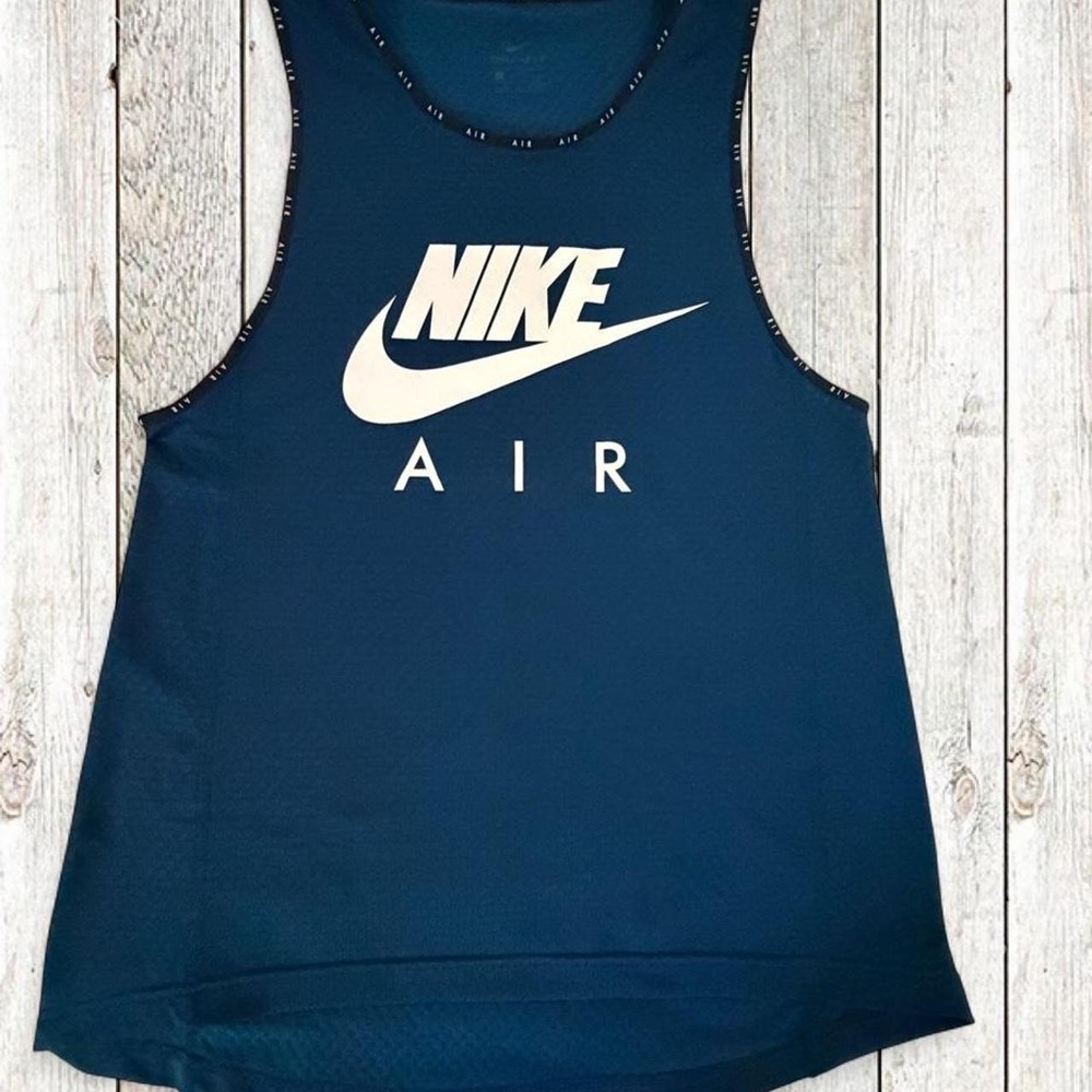Nike Air Dri-FIT‎ Blue Sleeveless Training Tank Top, Women's Small